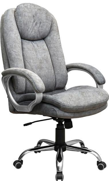 Офисное кресло руководителя Elite ProDesign AnyFix М-2 хром прорезиненные колеса Gray (rch_chr_00243)