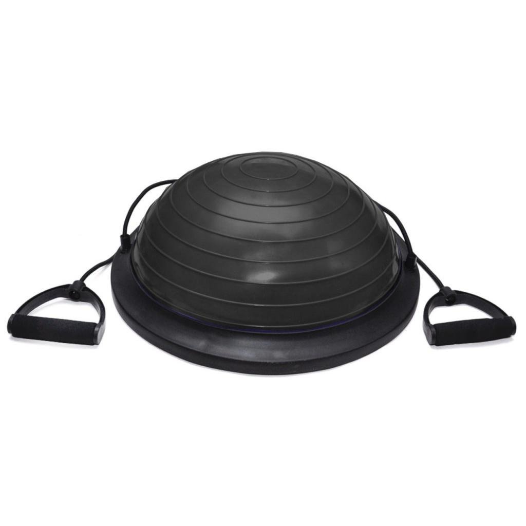 Балансувальна платформа BOSU напівсфера 50 см з насосом Чорний - фото 1 Балансувальна платформа BOSU напівсфера 50 см з насосом Чорний - фото 1