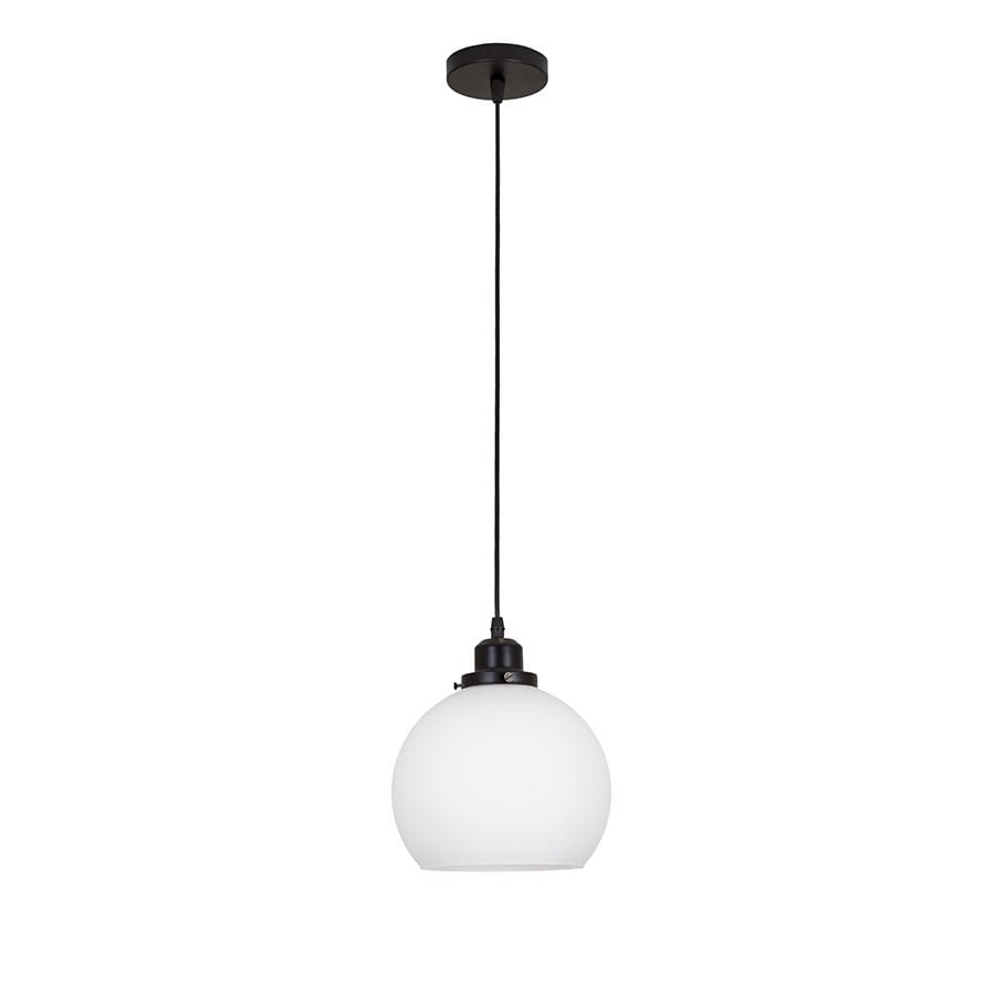 Люстра подвесная Лофт Lighthouse LS-18640F-1 BK/WH Черный/Белый