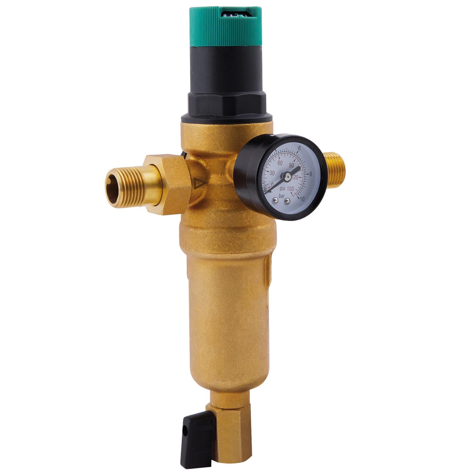 Фильтр самопромывной Thermo Alliance Forte для горячей воды 3/4" 100 мкм с редуктором (SF128W20H)