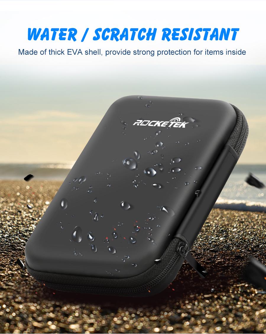 Чехол для планшета ROCKETEK HDP01 2.5 HDD Hard drive cover enclosure power bank, Big case Black (20002) - фото 7 Чехол для планшета ROCKETEK HDP01 2.5 HDD Hard drive cover enclosure power bank, Big case Black (20002) - фото 7