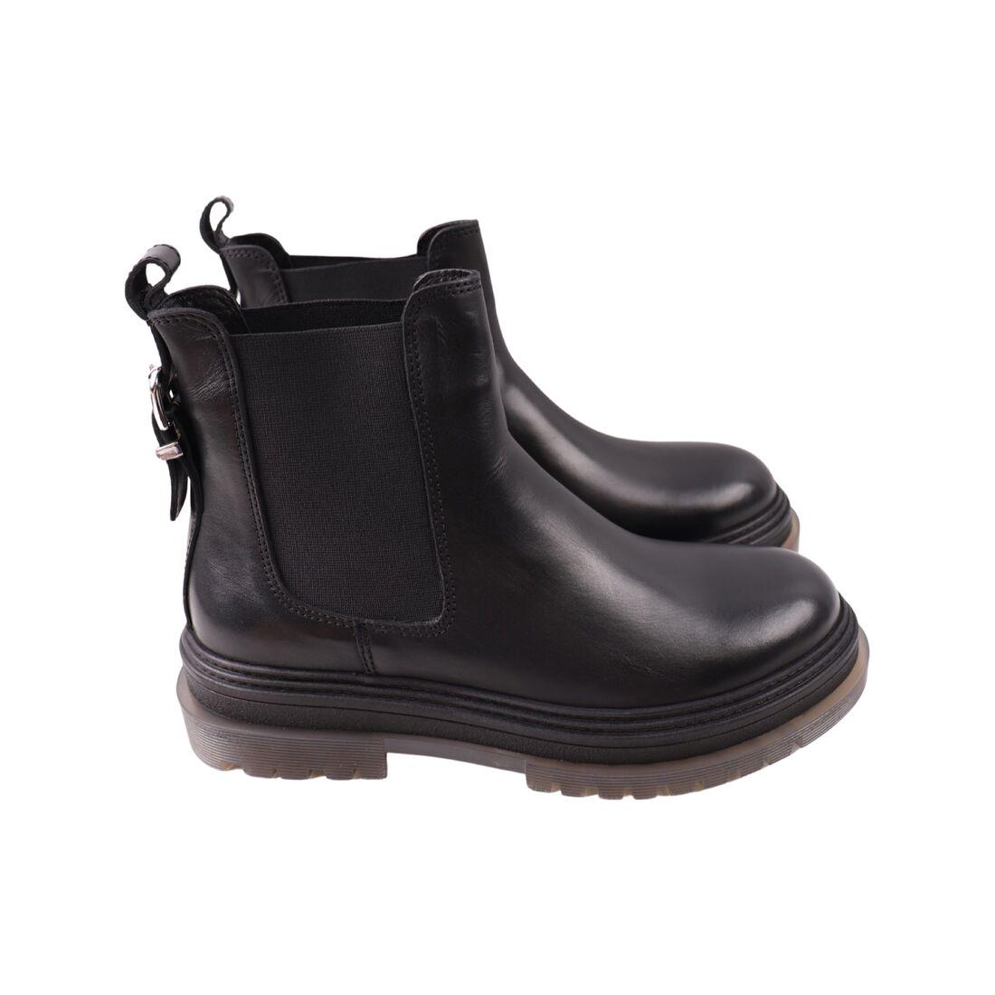 Ботинки женские AQUAMARIN натуральная кожа р. 40 Черный (2509-23DHC)