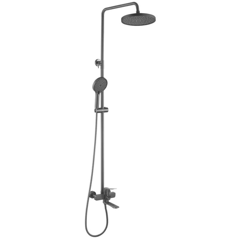 Душевая колонна MIXXUS Wilson 009-J со смесителем Graphite (MI7122)