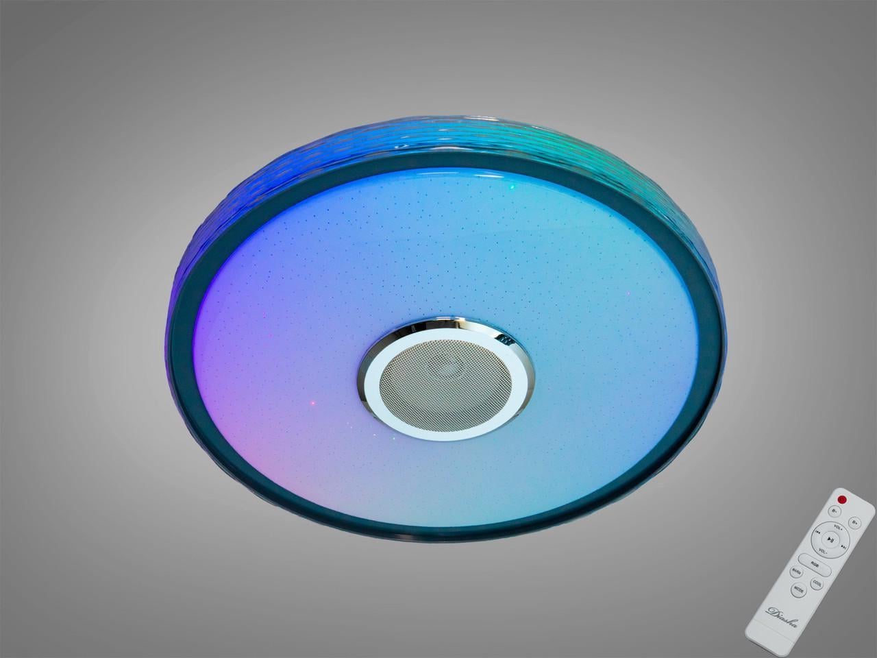 Смарт-люстра світлодіодна Diasha RGB MP3 70Вт Білий (2989250573)