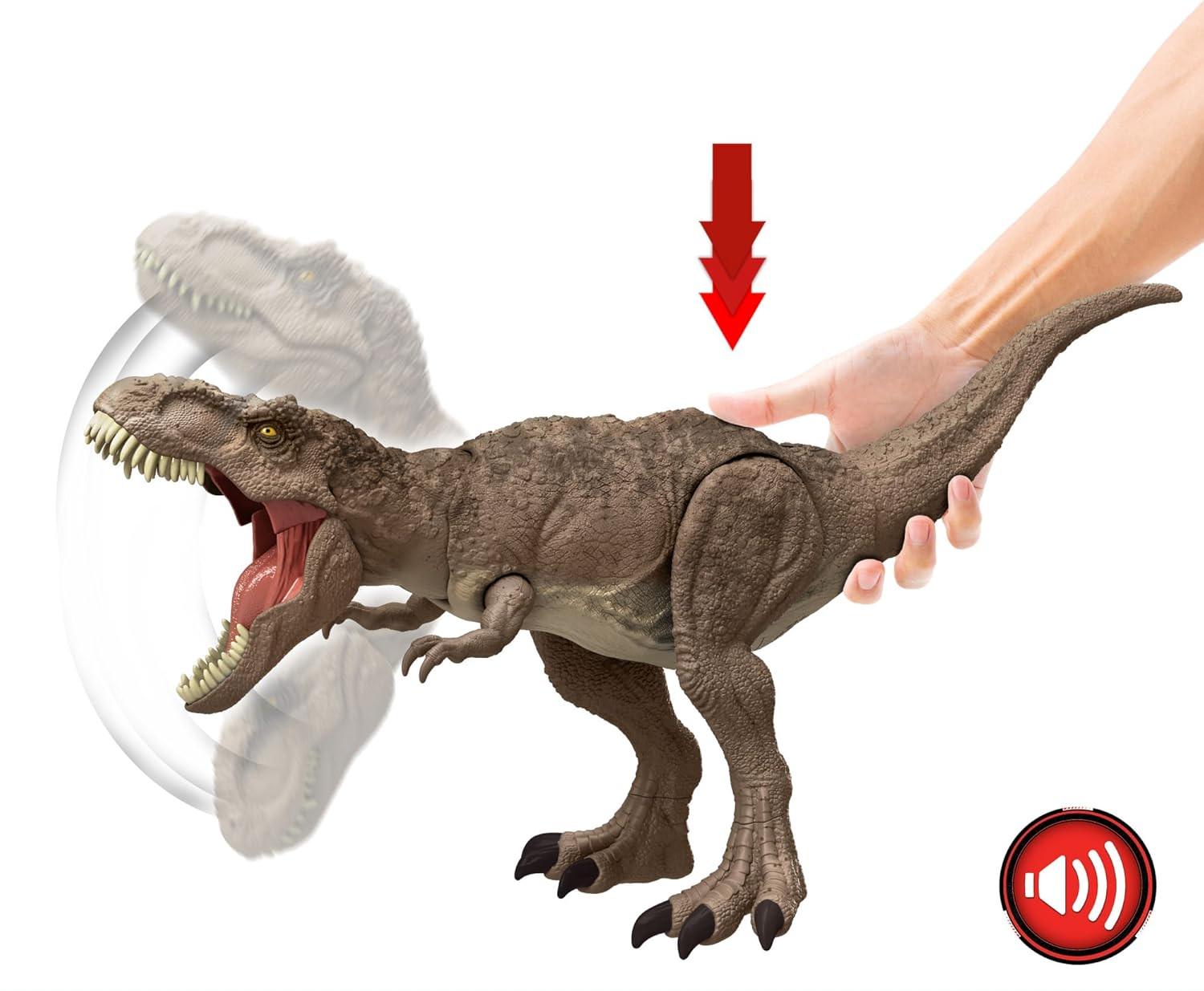 Детская игровая фигурка Jurassic World Tyrannosaurus Rex Action Figure with Rampage Attack (669656989) - фото 4 Детская игровая фигурка Jurassic World Tyrannosaurus Rex Action Figure with Rampage Attack (669656989) - фото 4