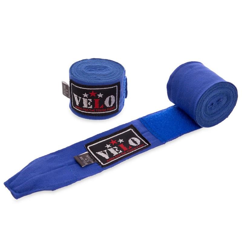 Бинты боксерские VELO AIBA 4080-3.5 3,5 м Синий (6936116104441)