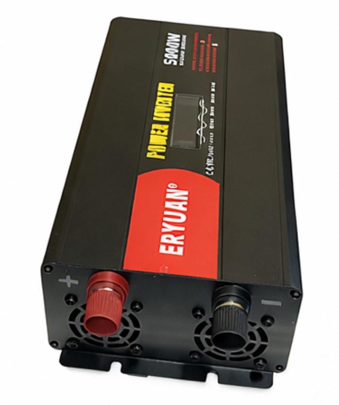 Інвертор напруги Eryuan із чистою синусоїдою 5000W LCD-дисплей DC/AC 12-220V (MX5000)