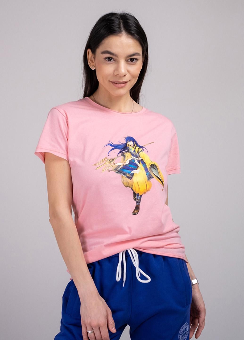 Футболка женская Power с принтом 102220 XXS Розовый