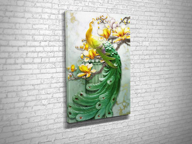 Картина для интерьера Райская птица 51x34 см (576)