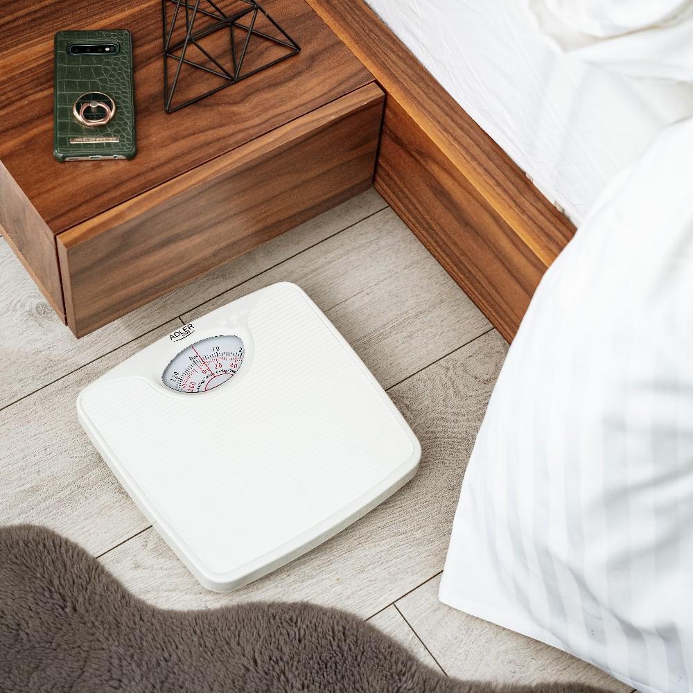 Весы напольные механические ADLER AD 8151 до 130 кг White - фото 5 Весы напольные механические ADLER AD 8151 до 130 кг White - фото 5