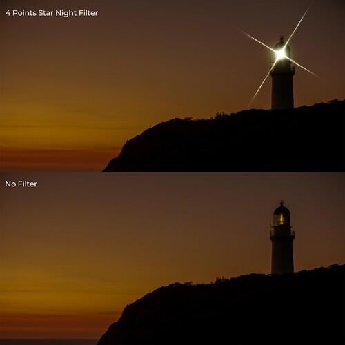 Світлофільтр регульований зірковий STAR 4-8 K&F Concept Variable Star 4-8 18-шарове покриття 72 мм - фото 4