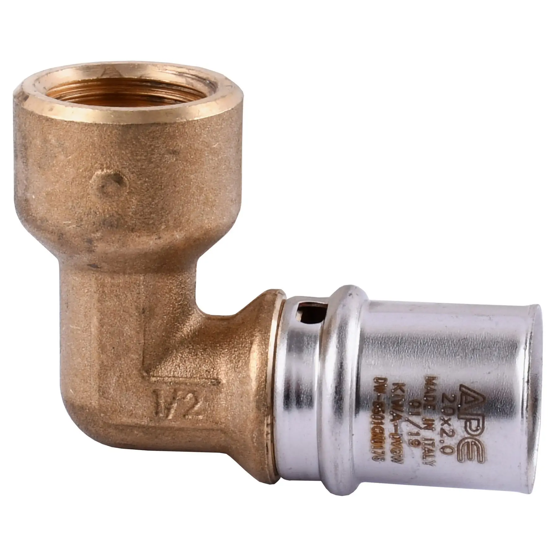 Кутник із внутрішньою різьбою прес APE ITALY AP 152 1/2"х20 мм (GSR-000001733)