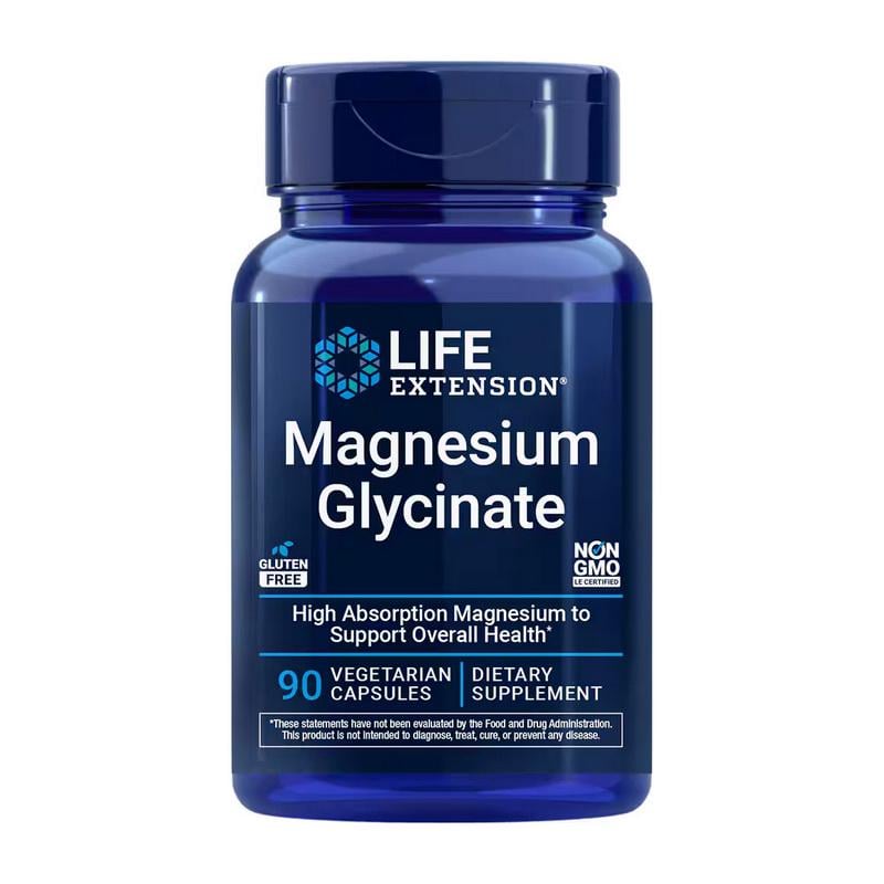 Магний глицинат Life Extension Magnesium Glycinate 90 вер. капс.