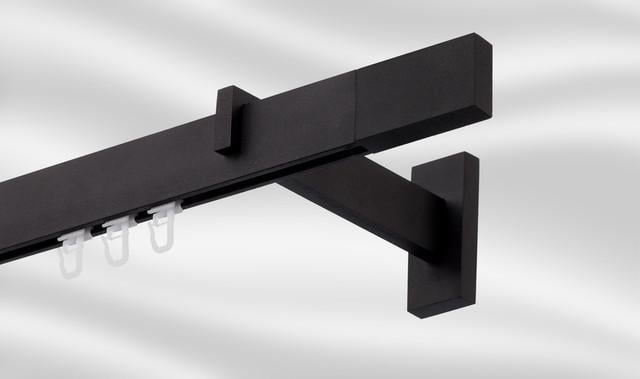 Карниз одинарний Plastidea Квадро Square Line 350 см Фінал Чорний Карниз одинарний Plastidea Квадро Square Line 350 см Фінал Чорний