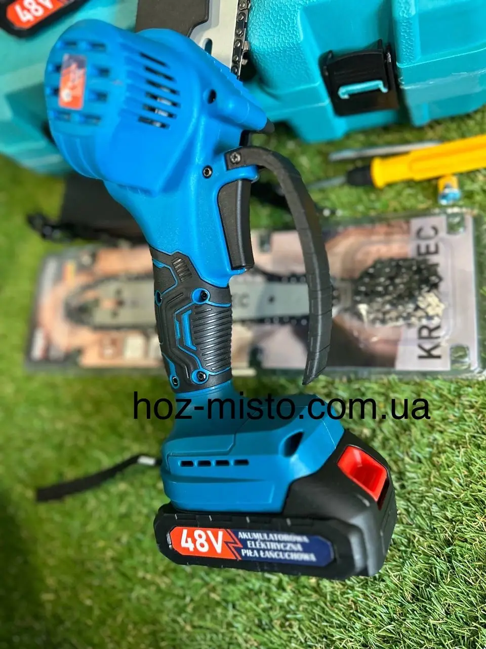 Мініпилка ланцюгова акумуляторна 48V 4 Аh шина 6" (28528877) - фото 6 Мініпилка ланцюгова акумуляторна 48V 4 Аh шина 6" (28528877) - фото 6