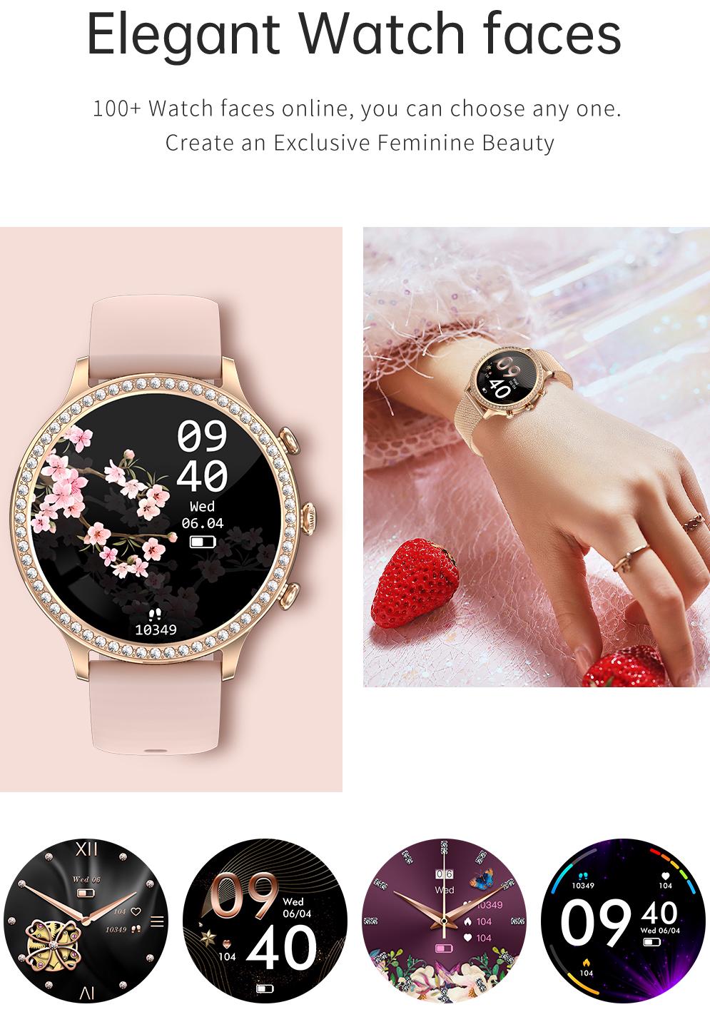 Смарт-годинник UWatch IQ Girl Gold (1196) - фото 7