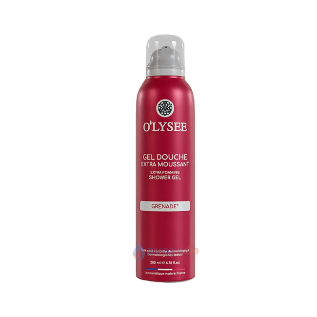 Гель-пена для душа O'LYSEE Extra Foaming Shower Gel Grenade с ароматом граната 200 мл (35513383)