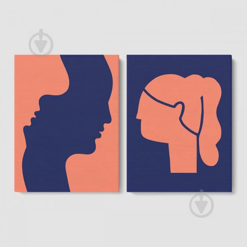 Модульная картина из двух частей Образы Malevich Store 93x60 см (MK21234)