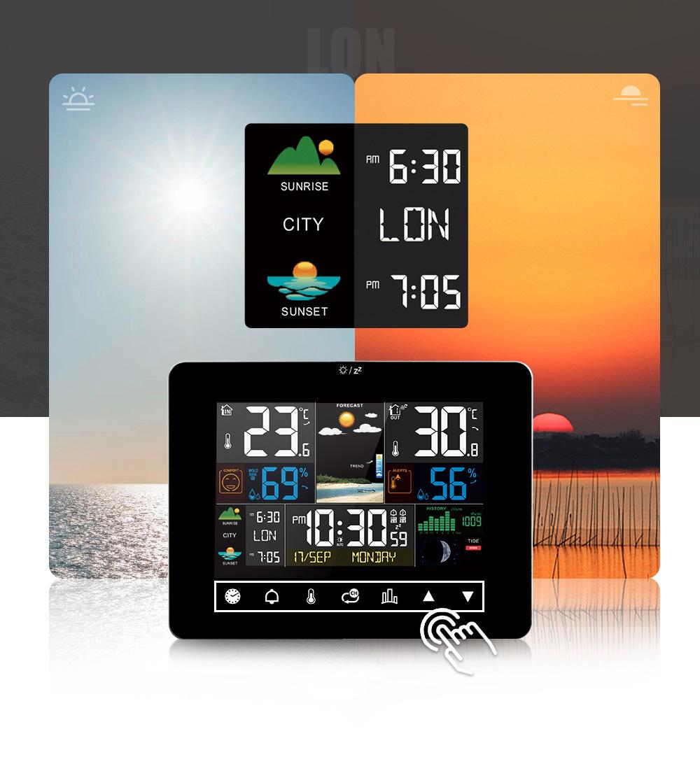 Метеостанція домашня з прогнозом погоди та виносним датчиком термометр/гігрометр/барометр (FJ3362G) - фото 10 Метеостанція домашня з прогнозом погоди та виносним датчиком термометр/гігрометр/барометр (FJ3362G) - фото 10