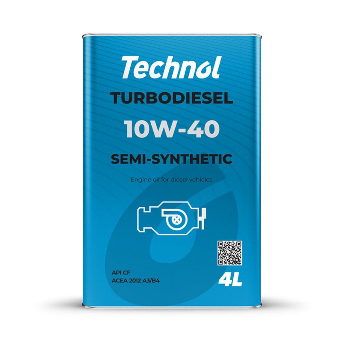 Моторное масло Technol Turbodiesel 10W-40 4 л