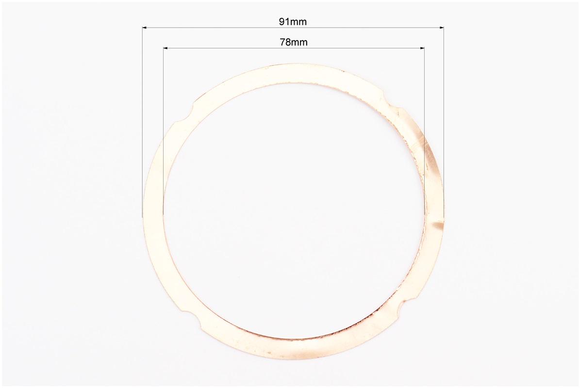 Прокладка головки цилиндра 78 мм медь к двигателям 178F - фото 2 Прокладка головки цилиндра 78 мм медь к двигателям 178F - фото 2