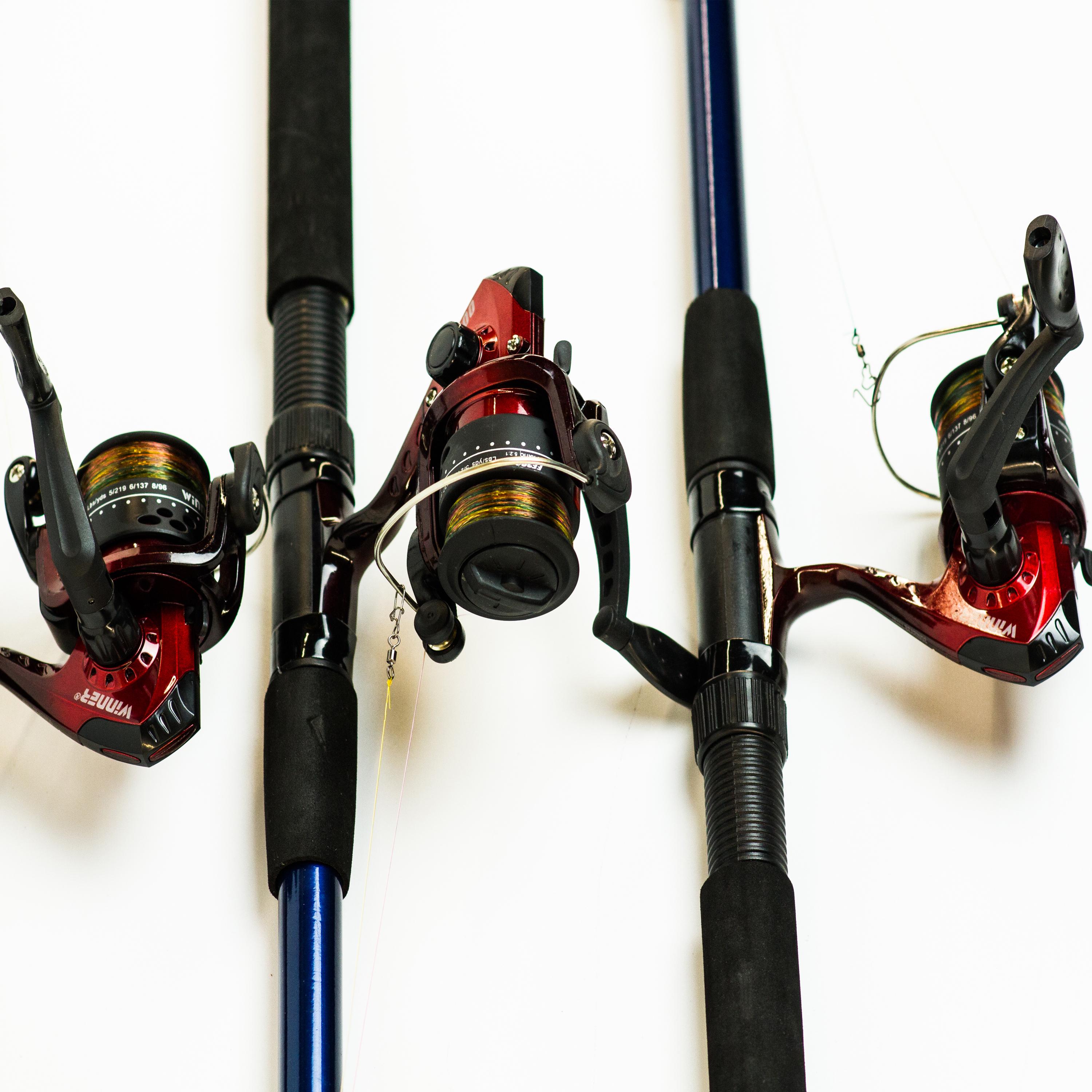 Спиннинги SR 2,7 м с катушками в сборе 3 шт. - фото 2