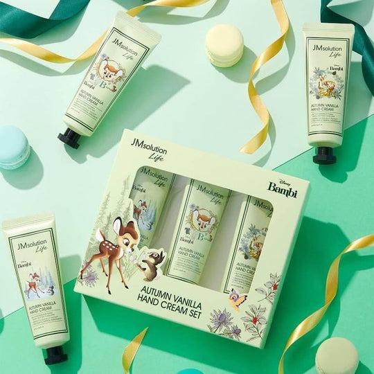 Набор кремов для рук JMsolution Life Disney Autumn Vanilla Hand Cream Set Ванильная осень 3х50 мл - фото 2 Набор кремов для рук JMsolution Life Disney Autumn Vanilla Hand Cream Set Ванильная осень 3х50 мл - фото 2
