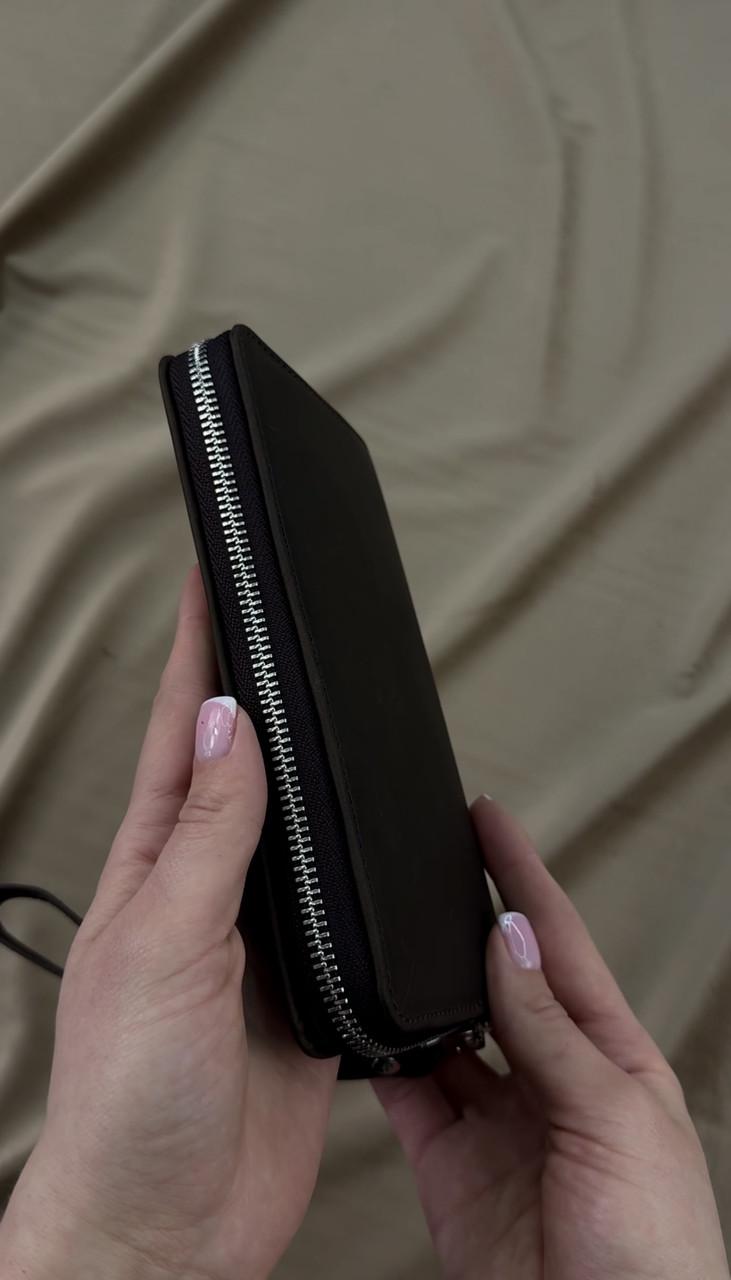 Клатч-гаманець шкіряний з натуральної шкіри Crazy Horse Коричневий (2576234713) - фото 2 Клатч-гаманець шкіряний з натуральної шкіри Crazy Horse Коричневий (2576234713) - фото 2