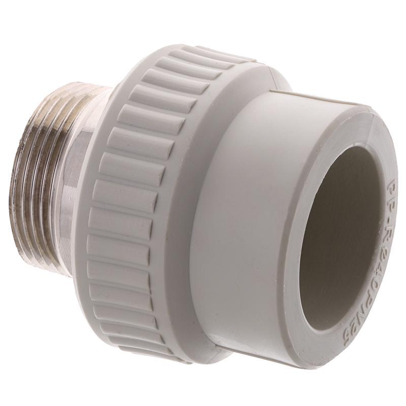 Муфта з'єднувальна Europroduct EP.0063 поліпропіленова зовнішня різьба-пайка 40x1-1/4" M ЗР (OL-EP3988) - фото 2 Муфта з'єднувальна Europroduct EP.0063 поліпропіленова зовнішня різьба-пайка 40x1-1/4" M ЗР (OL-EP3988) - фото 2