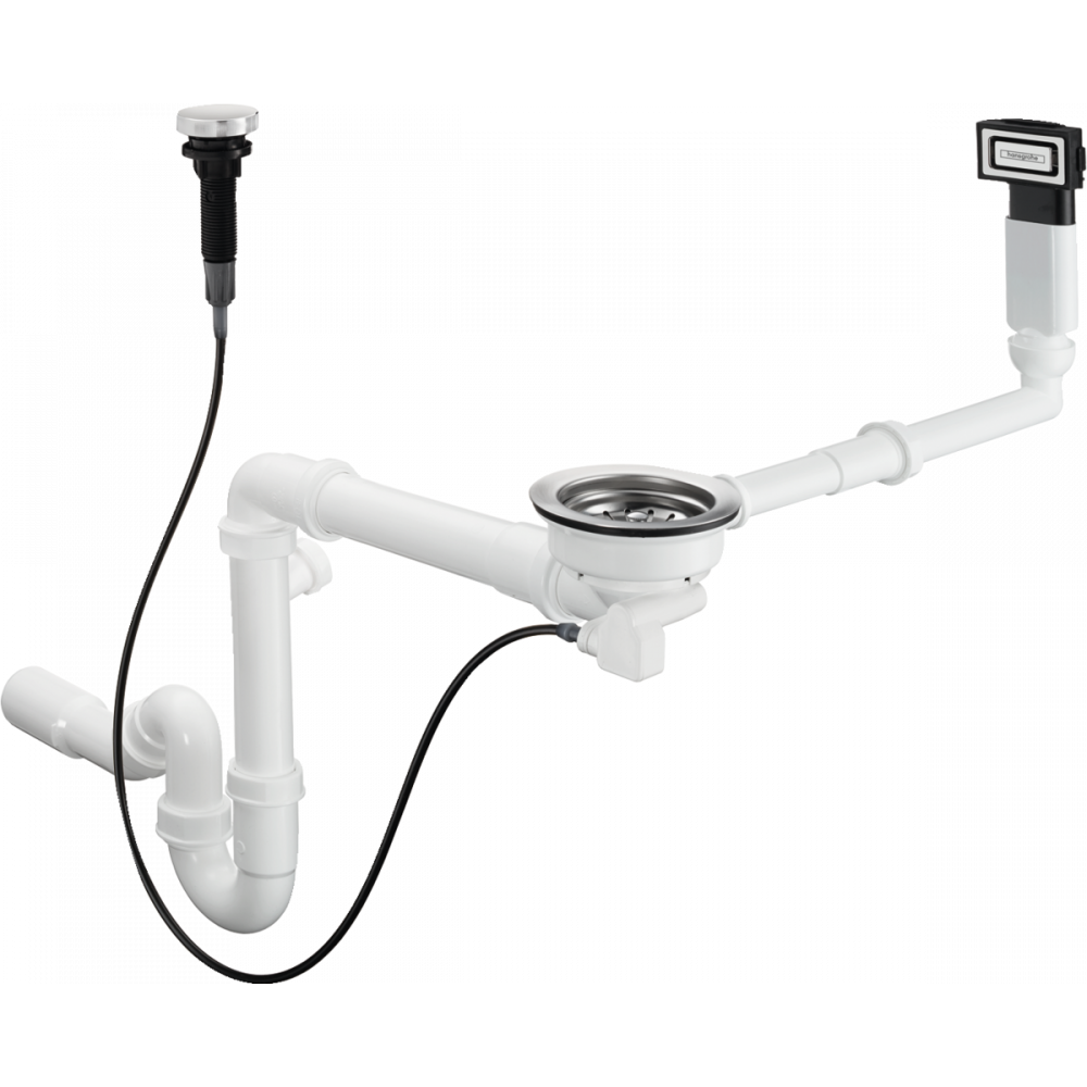 Сифон для кухонной мойки Hansgrohe D16-11 Automatic 43937000 1 1/2" (115895)