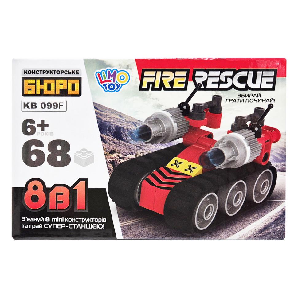 Конструктор дитячий Пожежна служба порятунку Fire Rescue KB 099F 68 деталей (RLT50833)