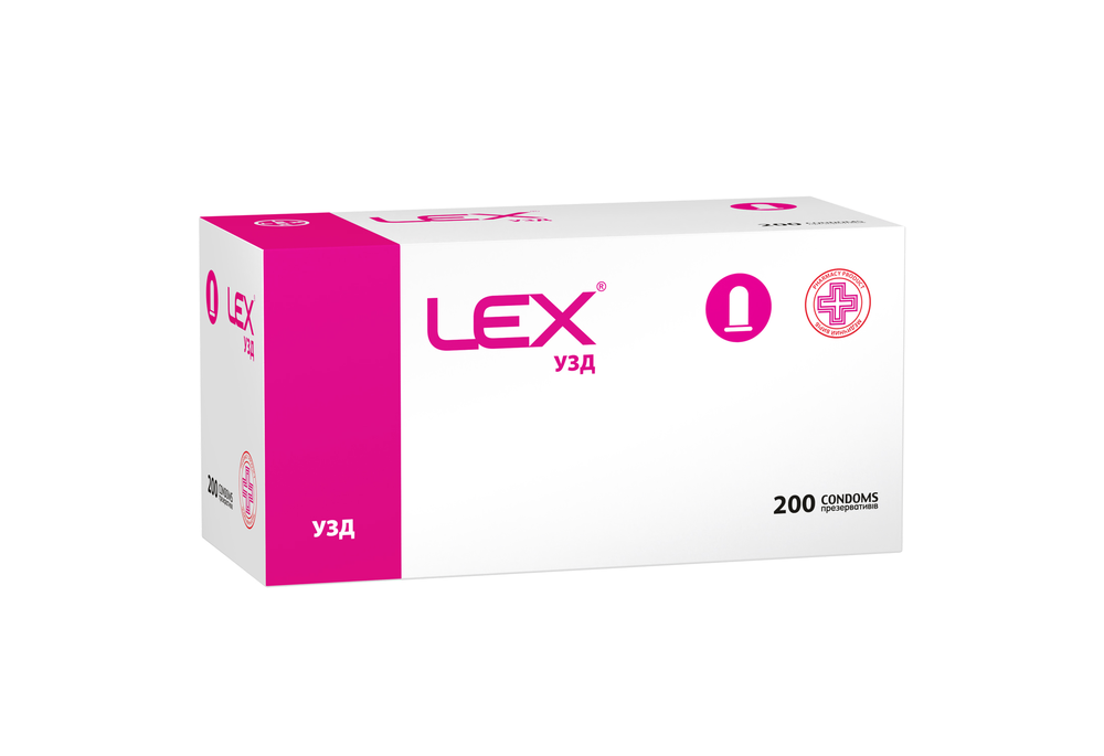 Презервативы латексные для УЗИ нестерильные Lex 200 шт (COM08763)