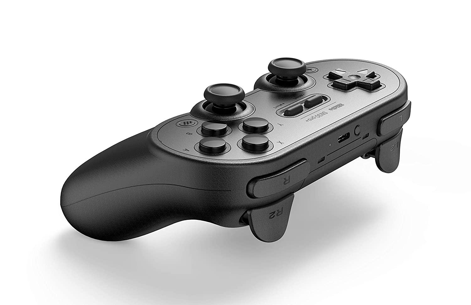 Геймпад 8Bitdo Sn30 Pro+ Bluetooth Gamepad Phone Holder Black (56179) - фото 6