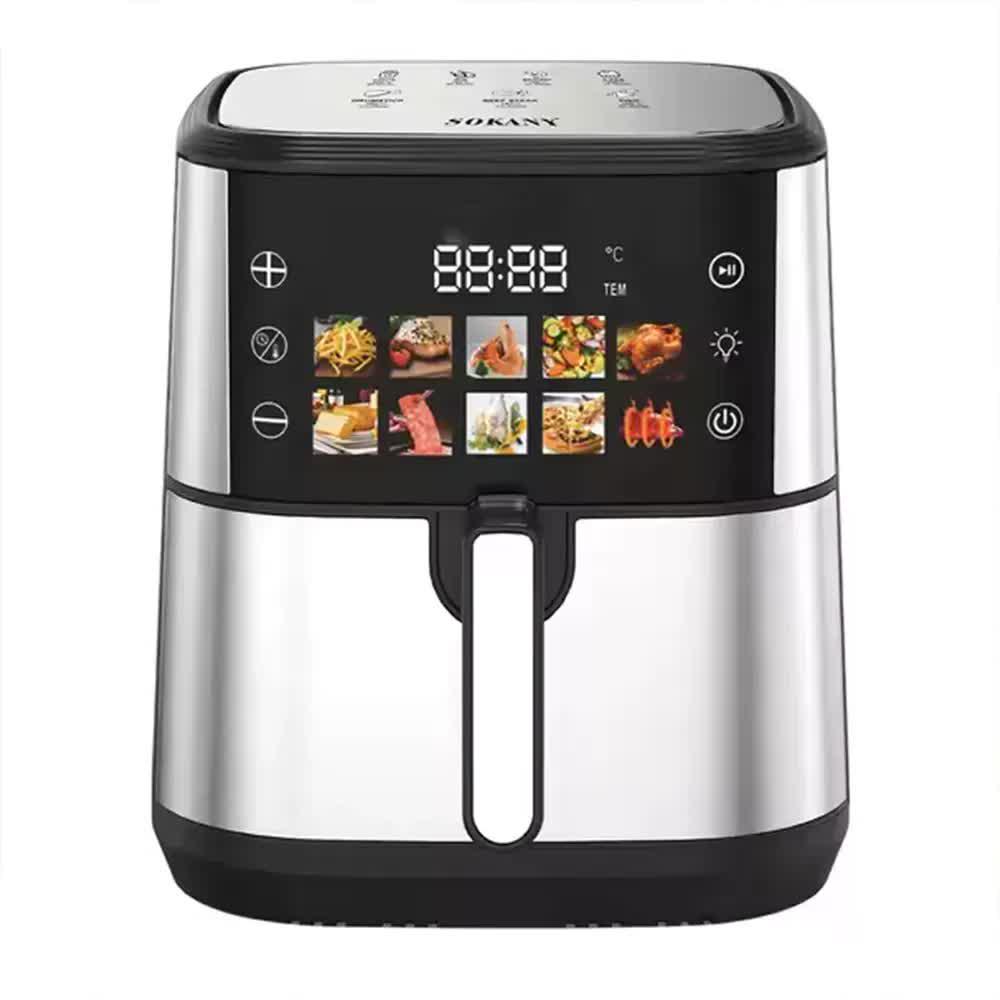 Аэрофритюрница Sokany SK-10099 2400 Вт 12 л (28207225) Аэрофритюрница Sokany SK-10099 2400 Вт 12 л (28207225)