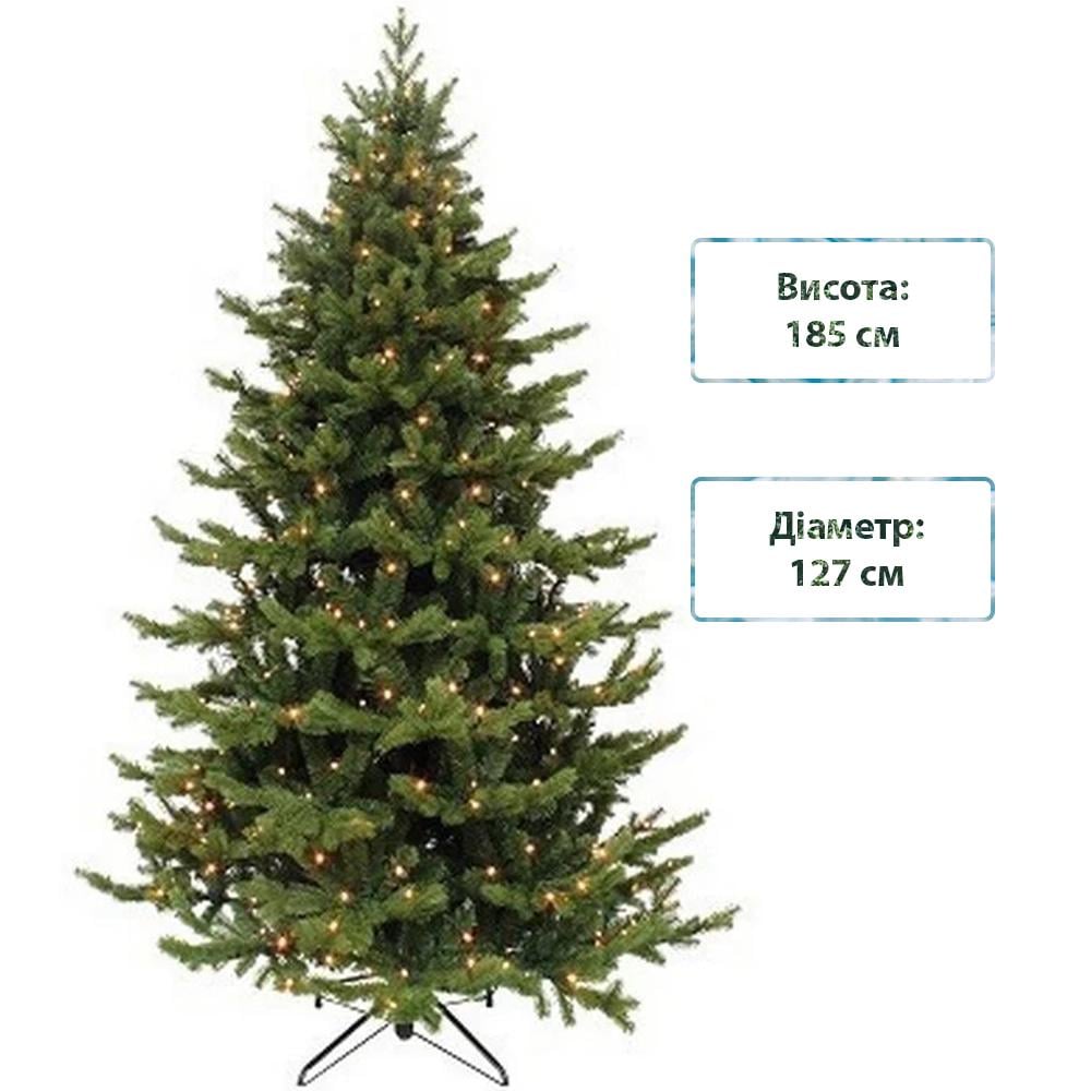 Штучна ялинка лита Triumph Tree Sherwood deLuxe 185 см Зелений (8712799343979) - фото 2