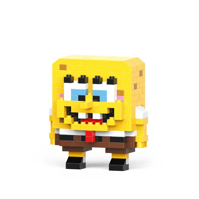 Конструктор-фигурка Bricks Пиксели Губка Боб Квадратные Штаны (1896784630)