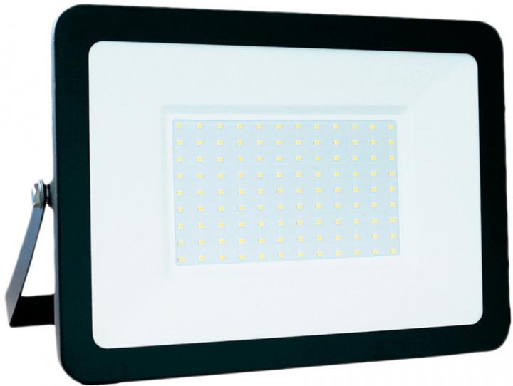 Прожектор LED 100W Slim 6400 Чорний (08859)