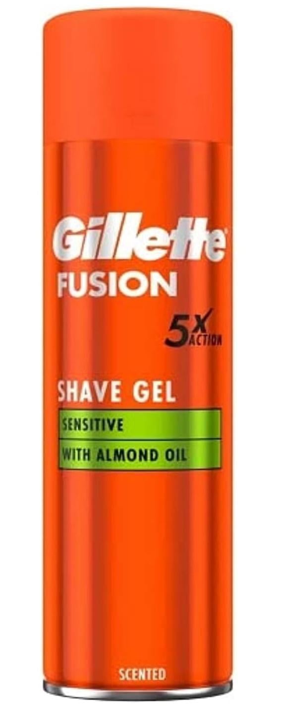 Гель для бритья для чувствительной кожи Gillette Fusion 5 Sensitive 200 мл