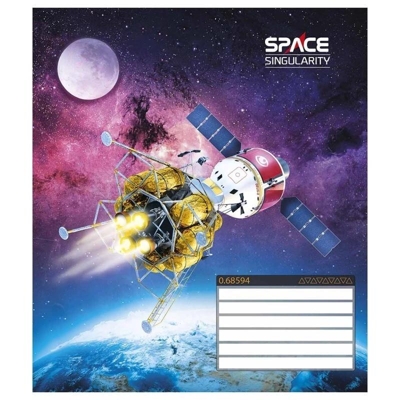 Шкільний зошит Space singularity 024-3384L-3 в лінію 24 аркуша (RLT43355)