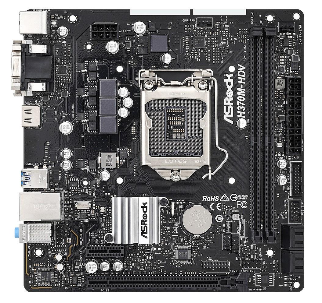 Материнская плата ASRock H370M-HDV Socket 1151 mATX (21028208)