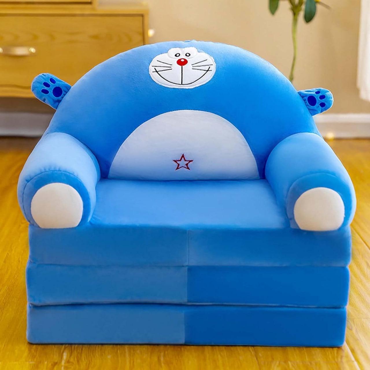 Кресло детское плюшевое Ежик Синий (7031465) Кресло детское плюшевое Ежик Синий (7031465)