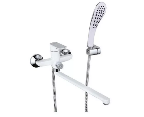 Смеситель для ванны Gappo Noar G2248 d 35 мм Белый/Хром