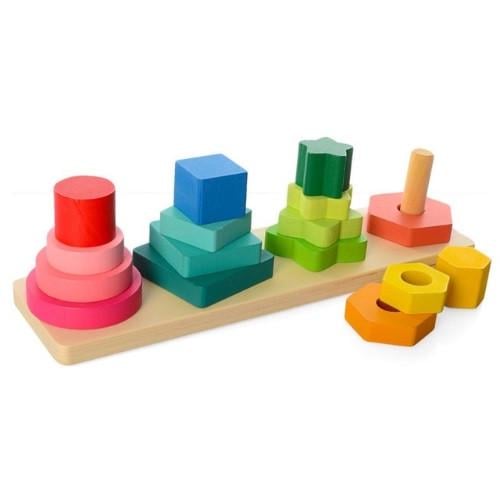 Деревянная игрушка Limo Toy Геометрика (MD 1216)