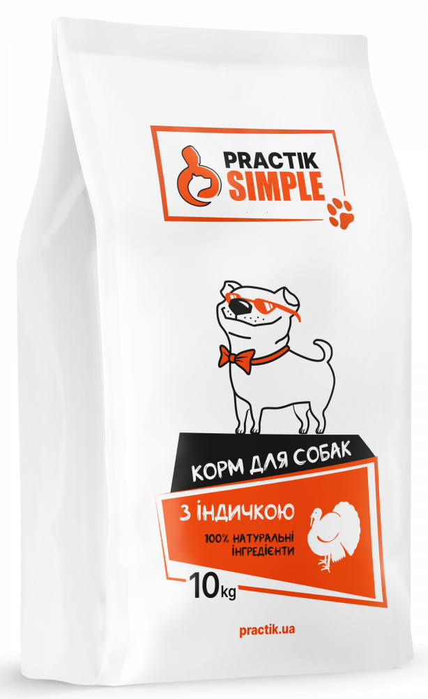 Корм для собак Practik Simple Суперпреміум класу з індичкою 50 кг (50DTS027) - фото 1 Корм для собак Practik Simple Суперпреміум класу з індичкою 50 кг (50DTS027) - фото 1