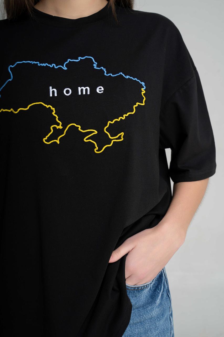 Вишиванка жіноча Melanika Мій дім L-XL Чорний (2122111567) - фото 6