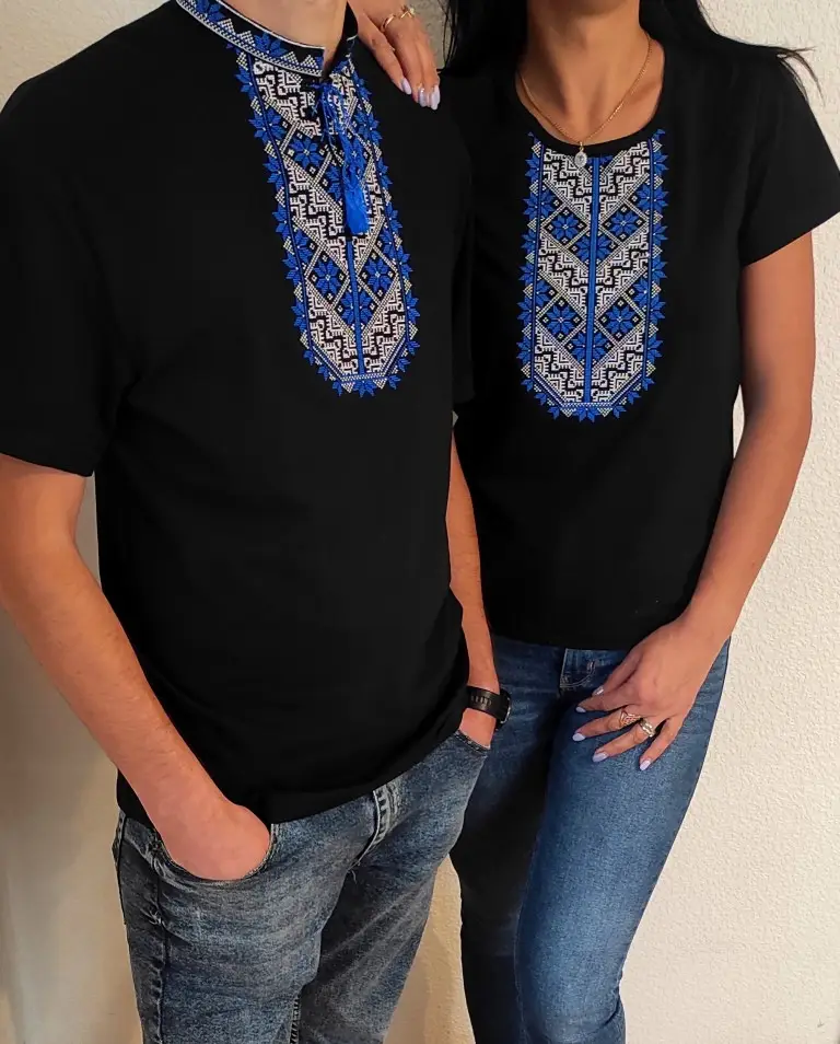 Вышиванка мужская Волошковое поле XRMASTER S Черный (0001110) - фото 8 Вышиванка мужская Волошковое поле XRMASTER S Черный (0001110) - фото 8