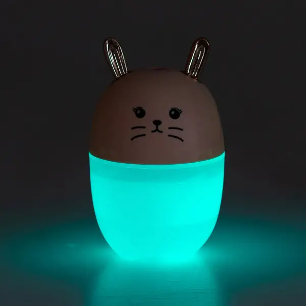 Зволожувач повітря для дитячої кімнати Зайчик 220 мл Рожевий - фото 9