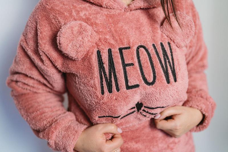 Пижама женская Pijamoni MEOW 4130-1k XL Розовый - фото 2