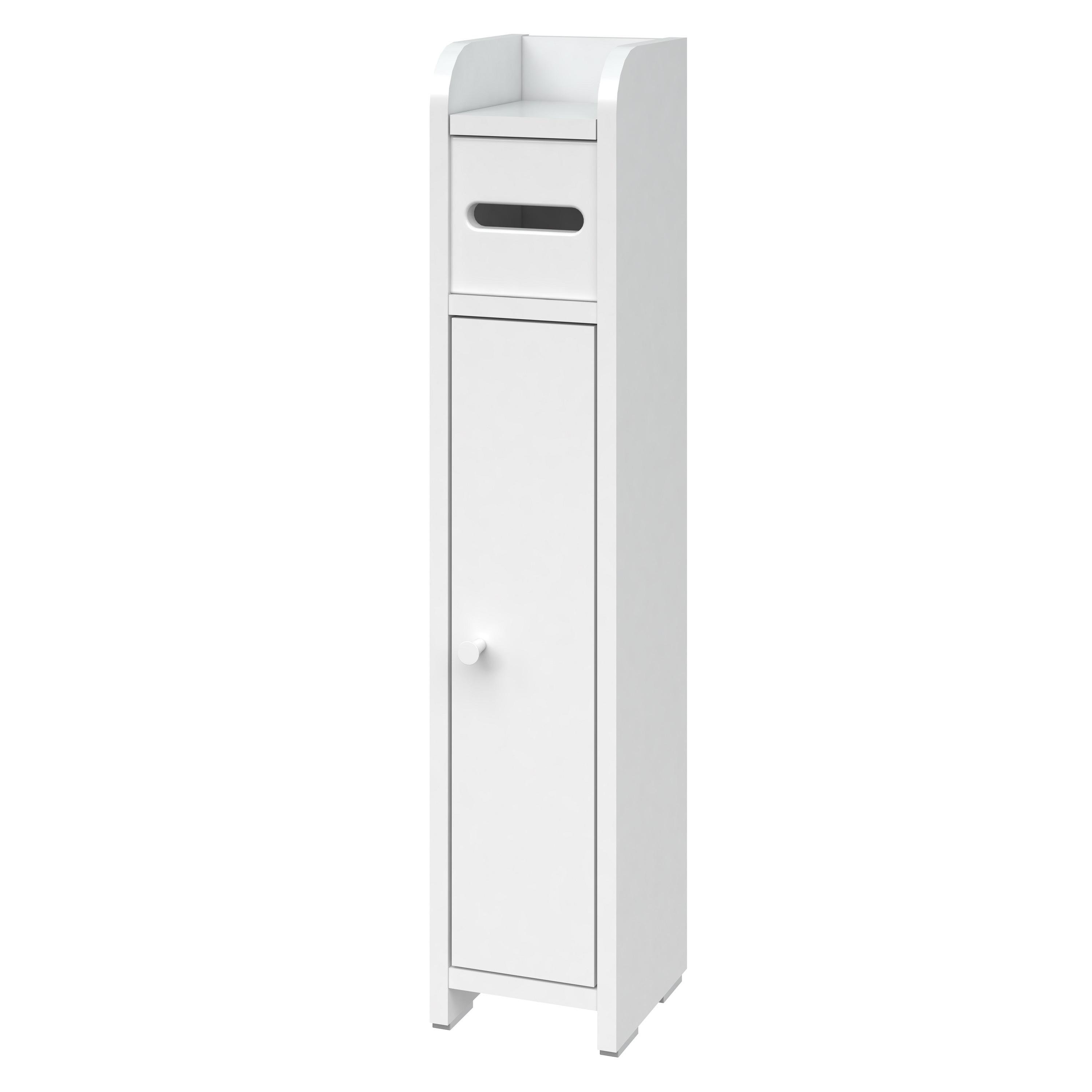 Пенал-шафа-етажерка підлогова у ванну MIRATER VAN MEBLES Білий (8133) Пенал-шафа-етажерка підлогова у ванну MIRATER VAN MEBLES Білий (8133)