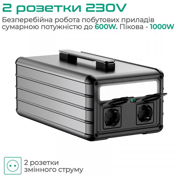 Зарядна станція ZENDURE SuperBase M600 (ZDSB600M-GY-EU) - фото 8